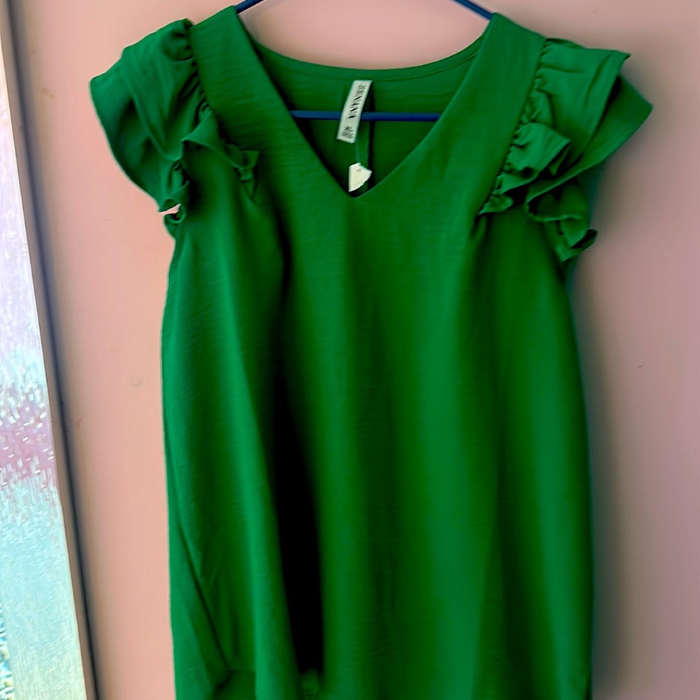 Beautiful green top